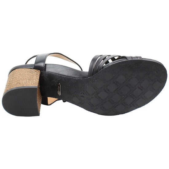 Vionic Papaya Peony Nat Womens Black Heeled Sandals - Image 5