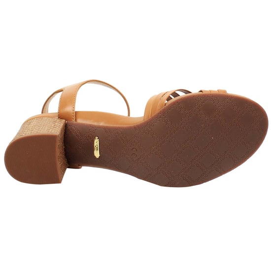 Vionic Papaya Peony Nat Womens Brown Heeled Sandals - Image 5