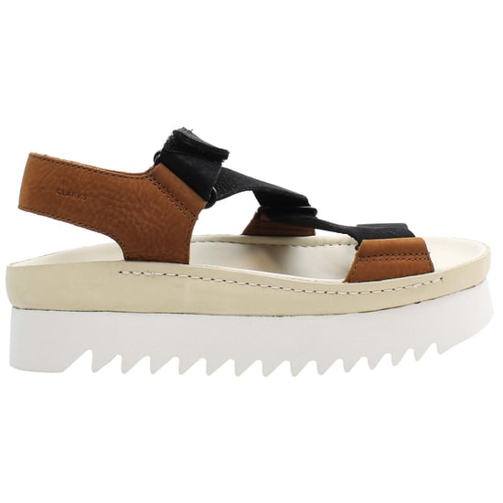 Clarks Ranger Elvtd Womens Brown Sandals - Image 1