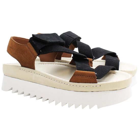 Clarks Ranger Elvtd Womens Brown Sandals - Image 2