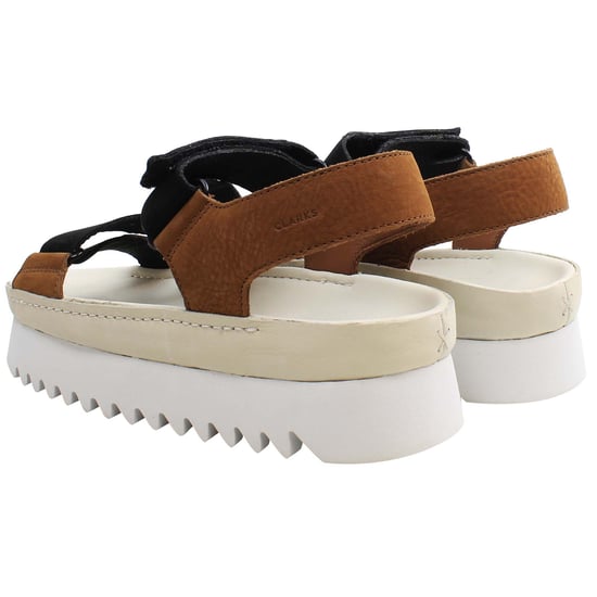 Clarks Ranger Elvtd Womens Brown Sandals - Image 3