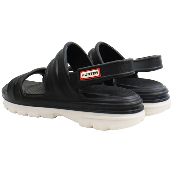 Hunter Bloom Womens Black Sandals - Image 3