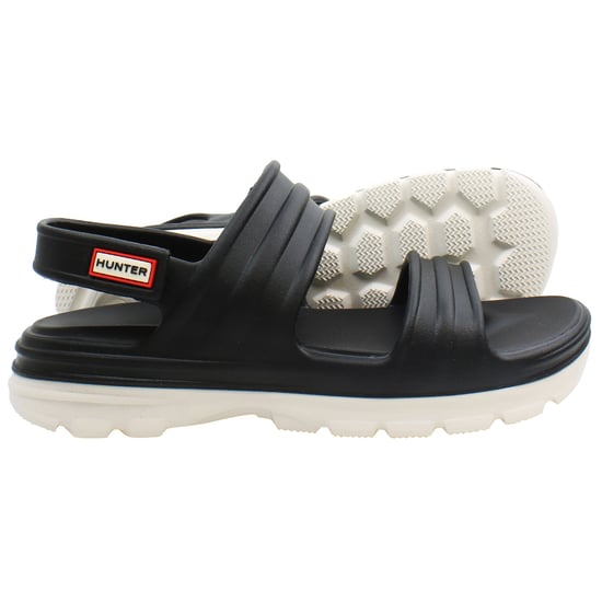 Hunter Bloom Womens Black Sandals - Image 4