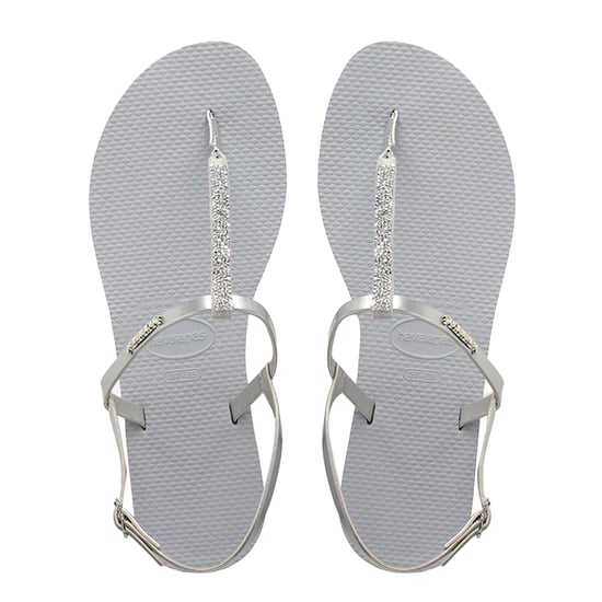 Havaianas You Riviera Crystal Womens Silver Sandals - Image 1