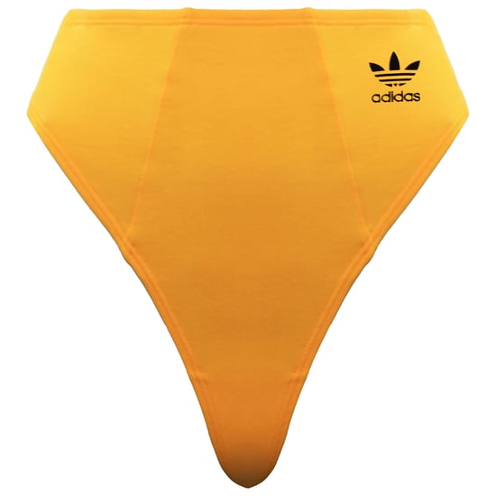 Adidas Regular Fit Womens Yellow Thong - Image 1