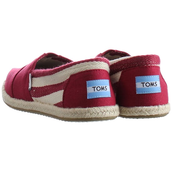 Toms University Classic Alpargata Womens Red Espadrilles - Image 3