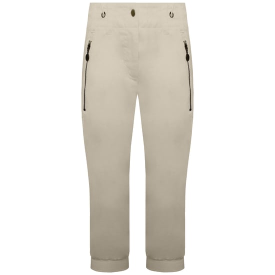 Nike Cropped Womens Beige Track Pants - Image 1