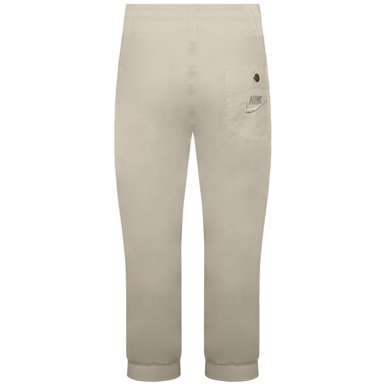 Nike Cropped Womens Beige Track Pants - Image 2