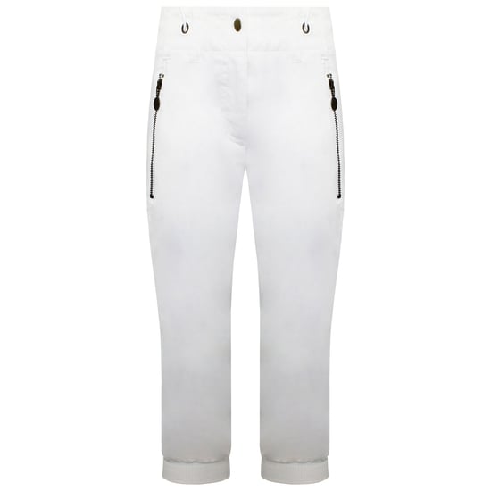 Nike Cropped Womens White Track Pants - Image 1