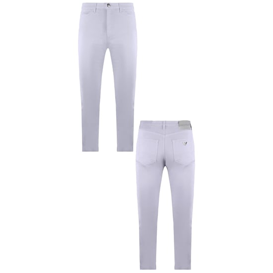 Emporio Armani J28 Skinny Fit Regular Waist Womens Trousers - Image 3
