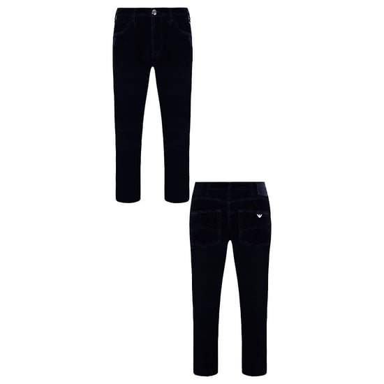 Emporio Armani J20 Skinny Fit Velvet Mens Trousers - Image 3