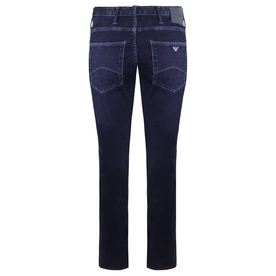 Emporio Armani J06 Slim Fit Mens Velvet Trousers - Image 2
