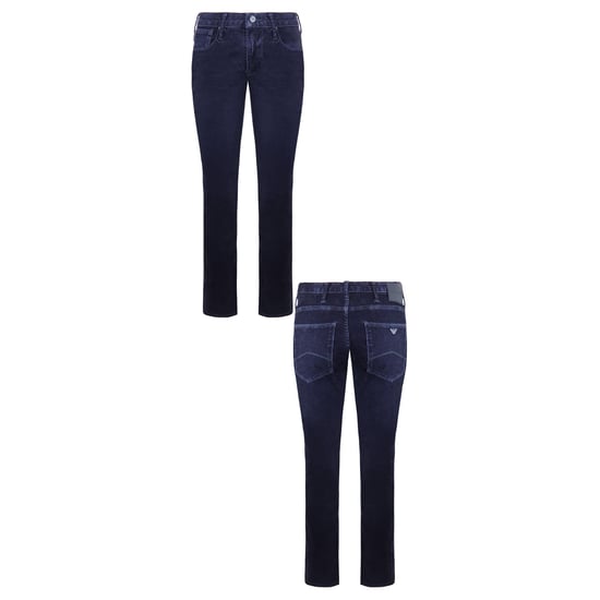 Emporio Armani J06 Slim Fit Mens Velvet Trousers - Image 3