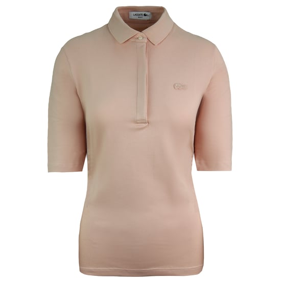 Lacoste Slim Fit Womens Peach Polo Shirt - Image 1