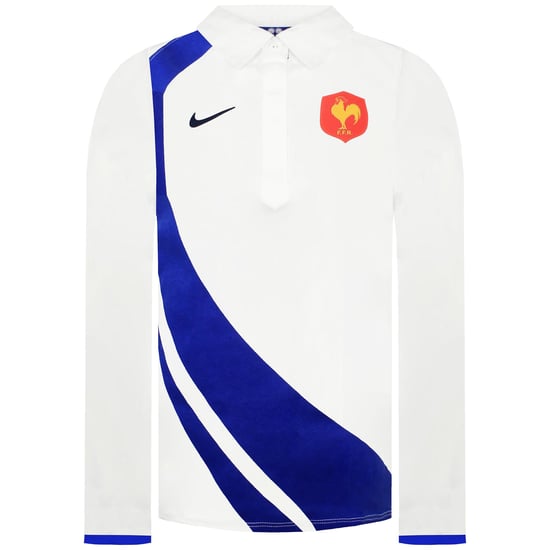 Nike Fit France Womens White Rugby Polo Shirt - Image 1