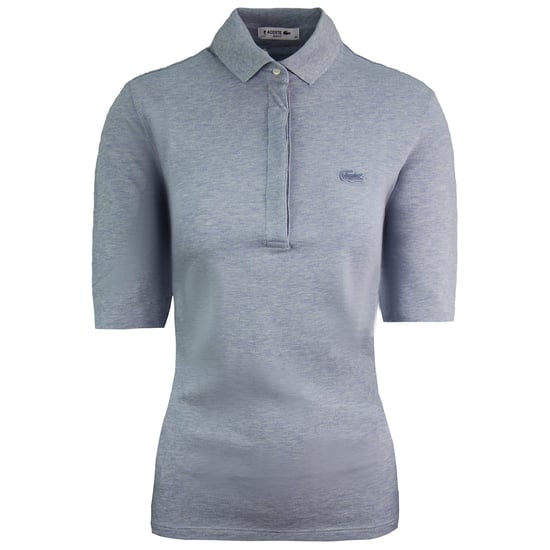 Lacoste Slim Fit Womens Light Grey Polo Shirt - Image 1