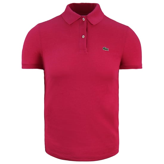 Lacoste Classic Fit Womens Pink Polo Shirt - Image 1