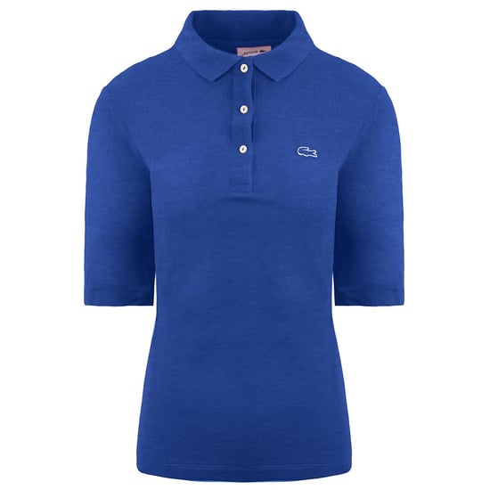Lacoste Logo Womens Blue Polo Shirt - Image 1