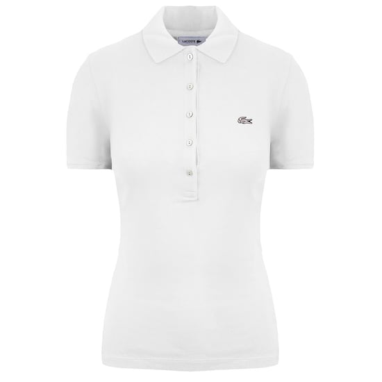 Lacoste Slim Fit Womens White Polo Shirt - Image 1