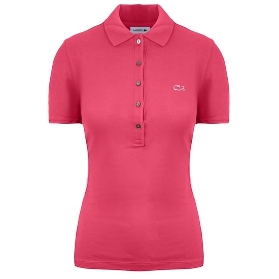 Lacoste Slim Fit Womens Pink Polo Shirt - Image 1