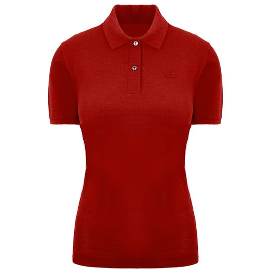 Lacoste 85th Anniversary Collection Womens Red Polo Shirt - Image 1
