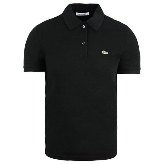 Lacoste Short Sleeve Womens Black Cotton Polo Shirt PF6958 031 - Image 1
