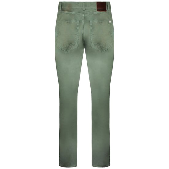 Vans Off The Wall V46 Low Waist Straight Leg Mens Green Chinos - Image 2