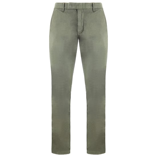 Armani Jeans Regular Wait Mens Green Chinos - Image 1