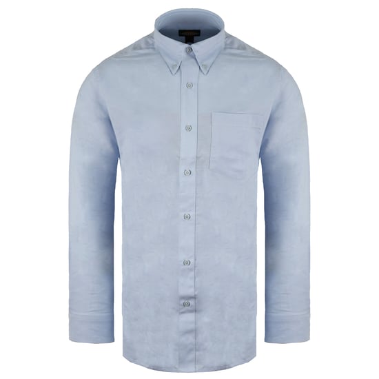 Dickies Weave Mens Blue Oxford Shirt - Image 1