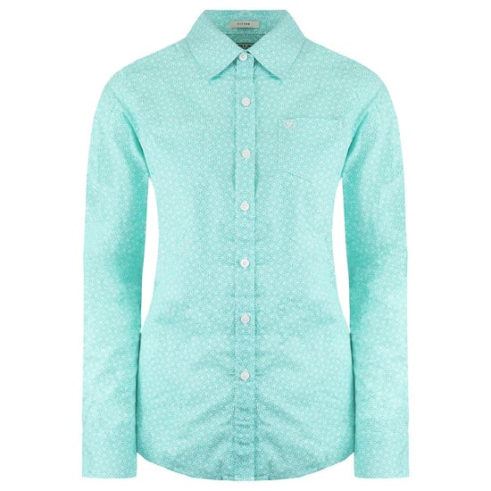 Ariat Kirby Womens Teal Shirt - Image 1