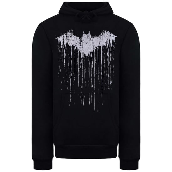 DC Comics Batman Print Mens Black Hoodie - Image 1