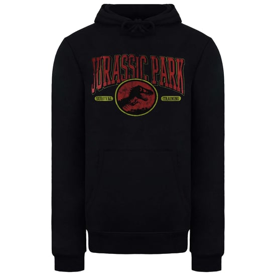 Jurassic Park Survival Mens Black Hoodie - Image 1