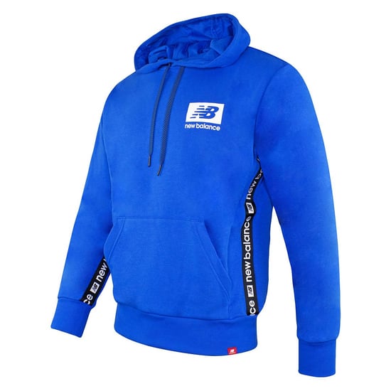 New Balance Essentials ID Mens Blue Hoodie - Image 2