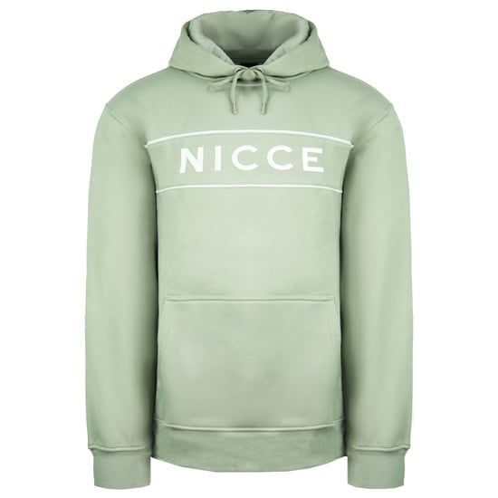 Nicce Long Sleeve Pullover Green Mens Geti Hoodie 211 1 02 09 0341 - Image 1