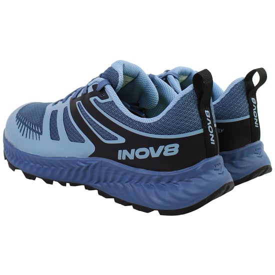 Inov-8 Trailfly Womens Blue/Black Slate Running Shoes - Image 3