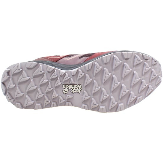 Jack Wolfskin South Striker Low Womens Burgundy Shoes - Image 5