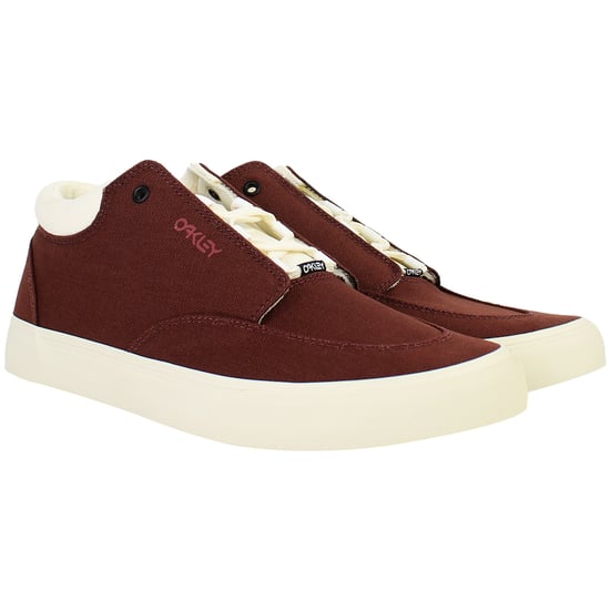 Oakley Low-Top Vulcanised Mens Red Trainers - Image 2