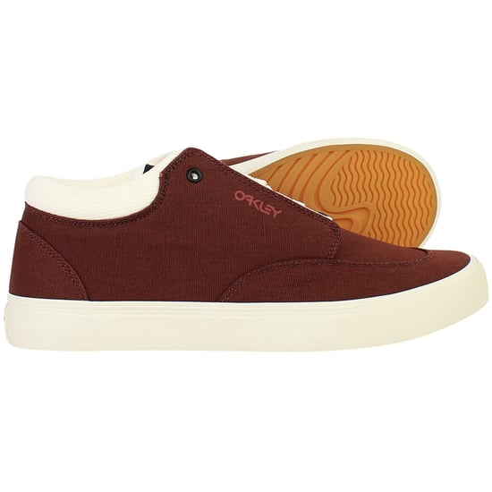 Oakley Low-Top Vulcanised Mens Red Trainers - Image 4