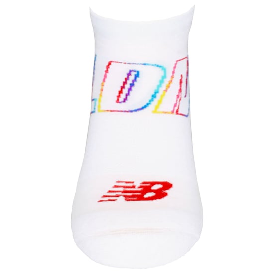 New Balance 1-Pack Marathon No Show Mens White Socks - Image 2