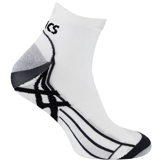 Asics 2000 Series Quarter Mens White Socks - Image 3
