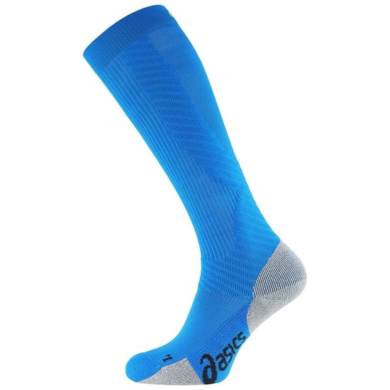 Asics Logo Compression Support Medium Mens Blue Socks - Image 1