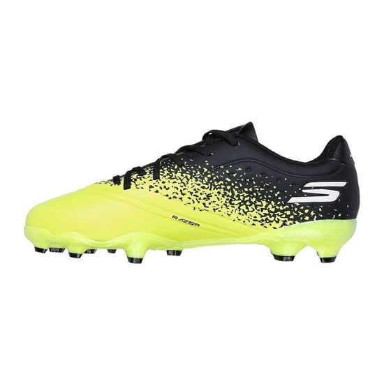Skechers Razor voetbalschoenen voor kinderen (Firm Ground) (Geel/zwart) - Image 2