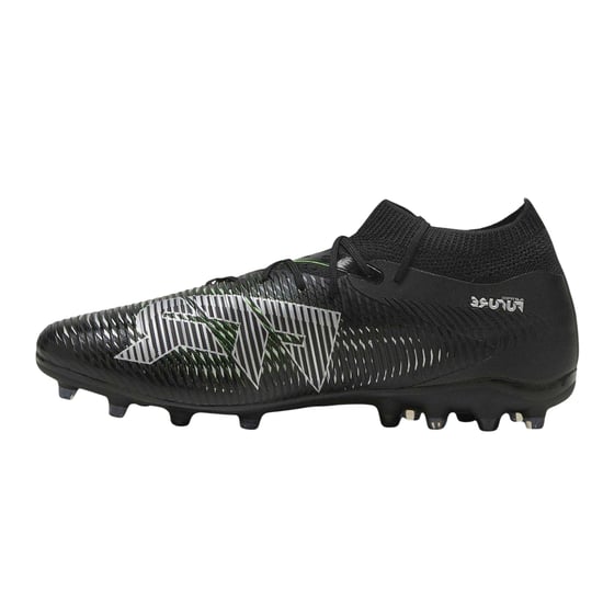Puma Heren Future 8 Match Flat Firm Ground Voetbalschoenen (Puma Zwart) - Image 2