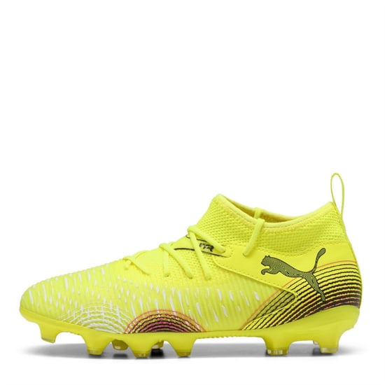 Puma Future 8 Ultimate Match voetbalschoenen voor kinderen (kunstgras) (Geel/zwart) - Image 2
