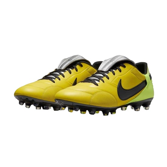 Nike Heren Premier 3 Classic Leather Firm Ground Voetbalschoenen (Volt/Zwart) - Image 5