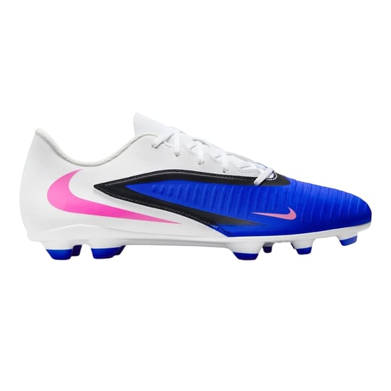 Nike Phantom 6 Low voetbalschoenen voor heren, voor harde ondergrond (Blauw/Wit/Roze) - Image 1