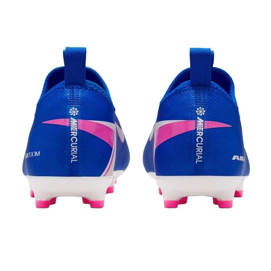 Nike Mercurial voetbalschoenen voor kinderen (firm ground) (Blauw/Wit/Roze) - Image 2