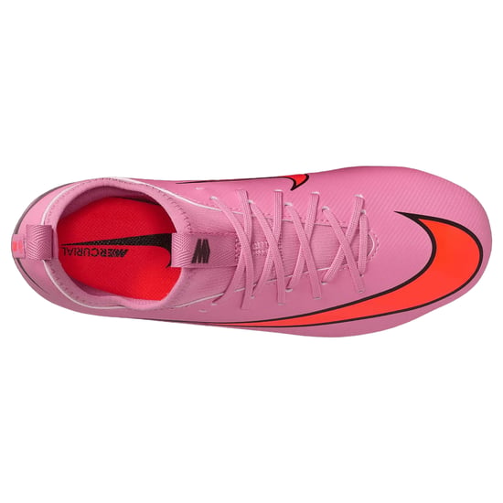 Nike Mercurial voetbalschoenen voor kinderen (firm ground) (Roze/zwart/rood) - Image 4