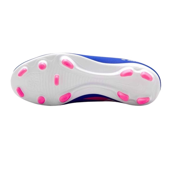 Nike Barn/Vård Vaporfotbollsskor för Fast Underlag (Blå/Vit/Rosa) - Image 4
