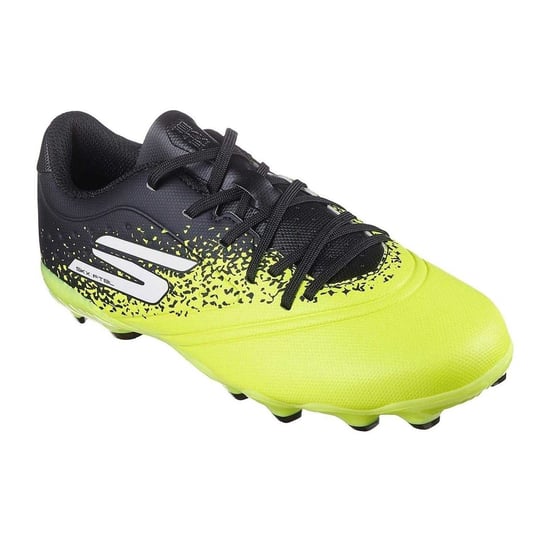 Skechers Stevige grondvoetbalschoenen voor kinderen (Geel/zwart) - Image 5
